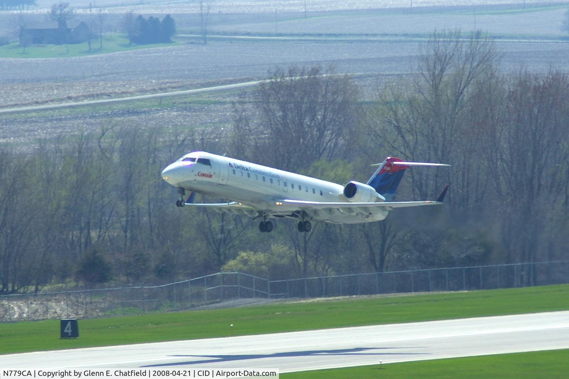 N779CA, 1999 Bombardier CRJ-100ER (CL-600-2B19) C/N 7306, Departing Runway 9 For CVG