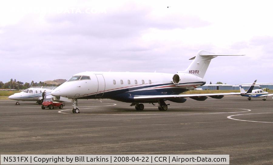 N531FX, 2007 Bombardier Challenger 300 (BD-100-1A10) C/N 20150, Visitor