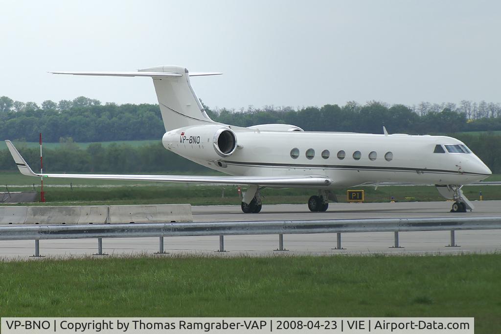 VP-BNO, 2004 Gulfstream Aerospace GV-SP (G550) C/N 5050, Jet Aviation Gulfstream 5