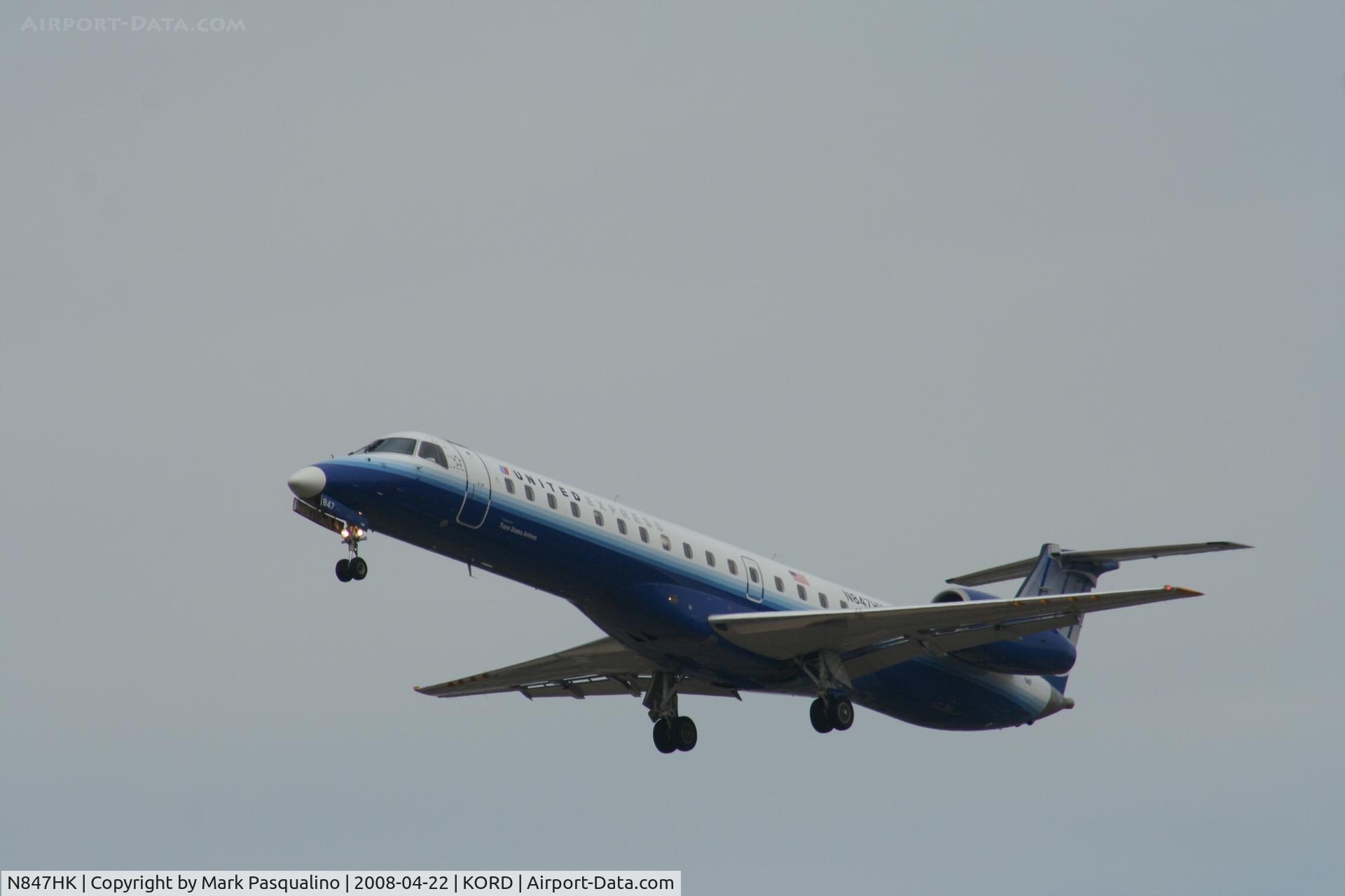 N847HK, 2004 Embraer ERJ-145LR (EMB-145LR) C/N 14500857, EMB-145LR