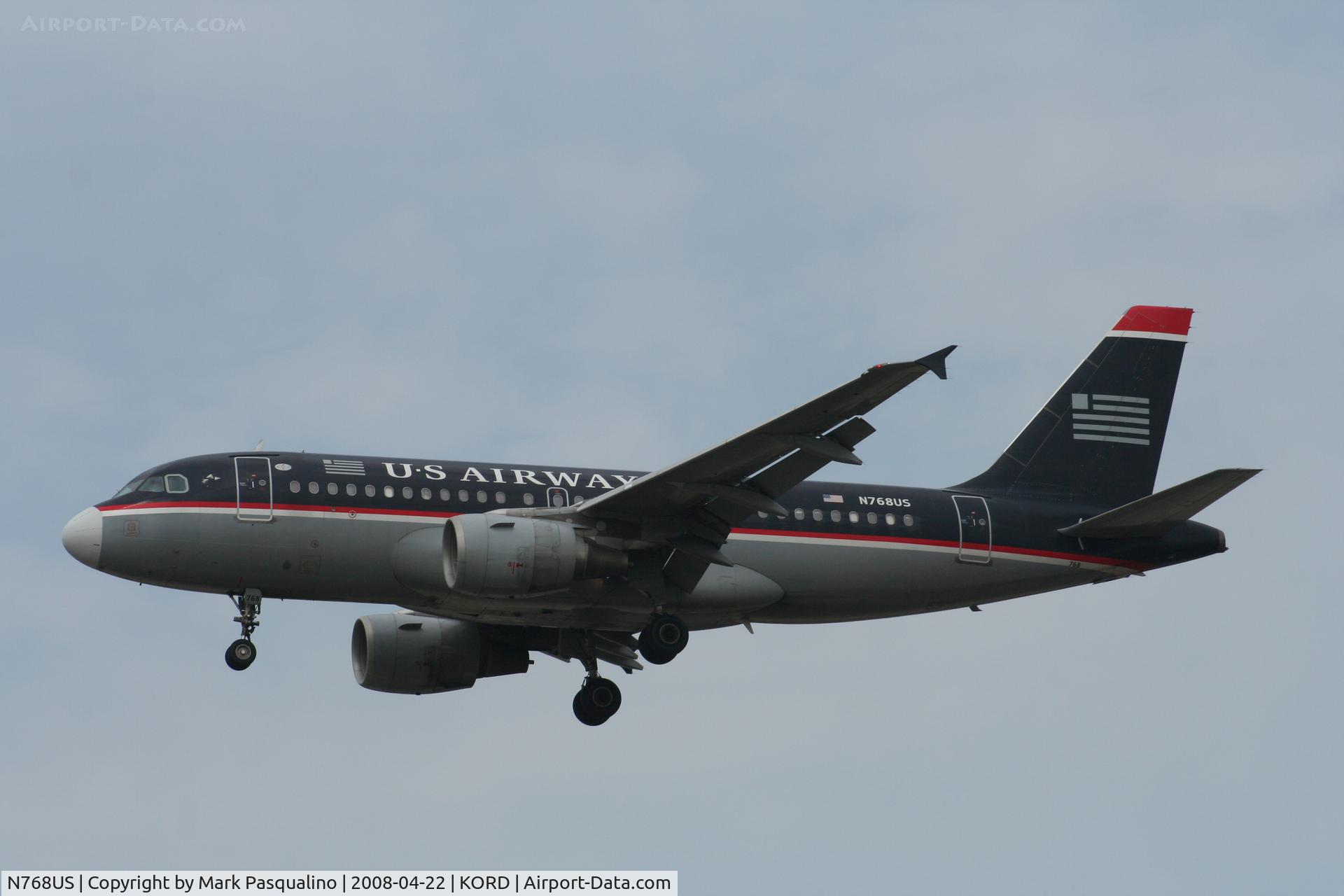 N768US, 2000 Airbus A319-112 C/N 1389, Airbus A319