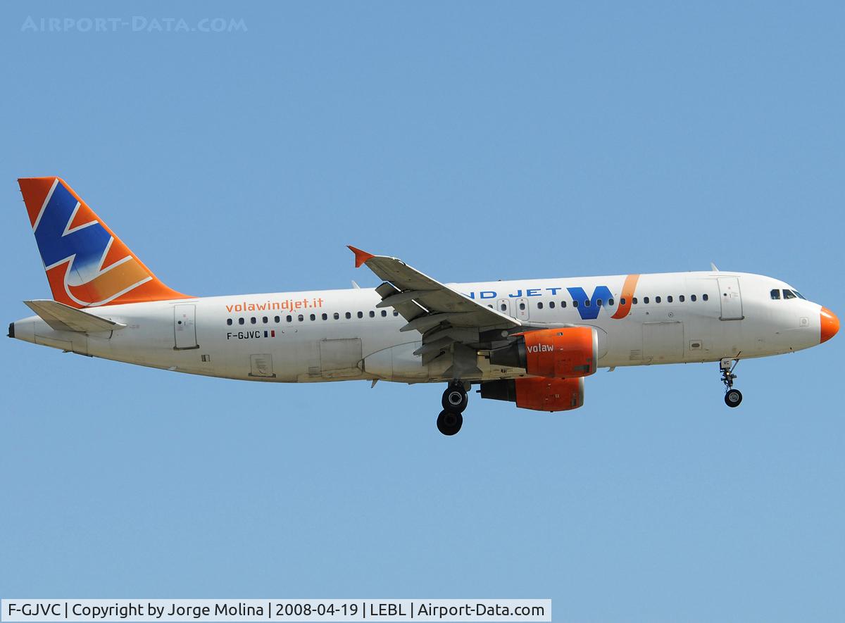 F-GJVC, 1991 Airbus A320-211 C/N 204, On short final to RWY 25R.