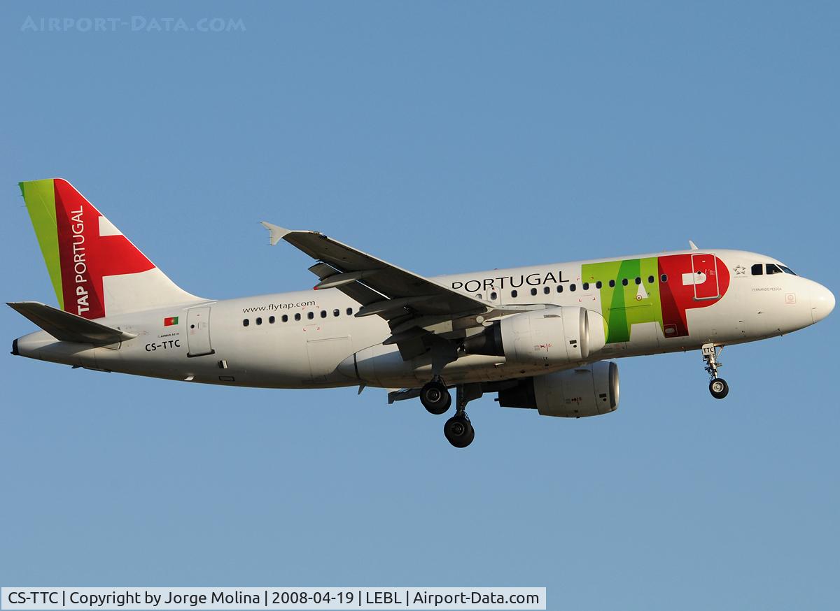 CS-TTC, 1997 Airbus A319-111 C/N 763, 