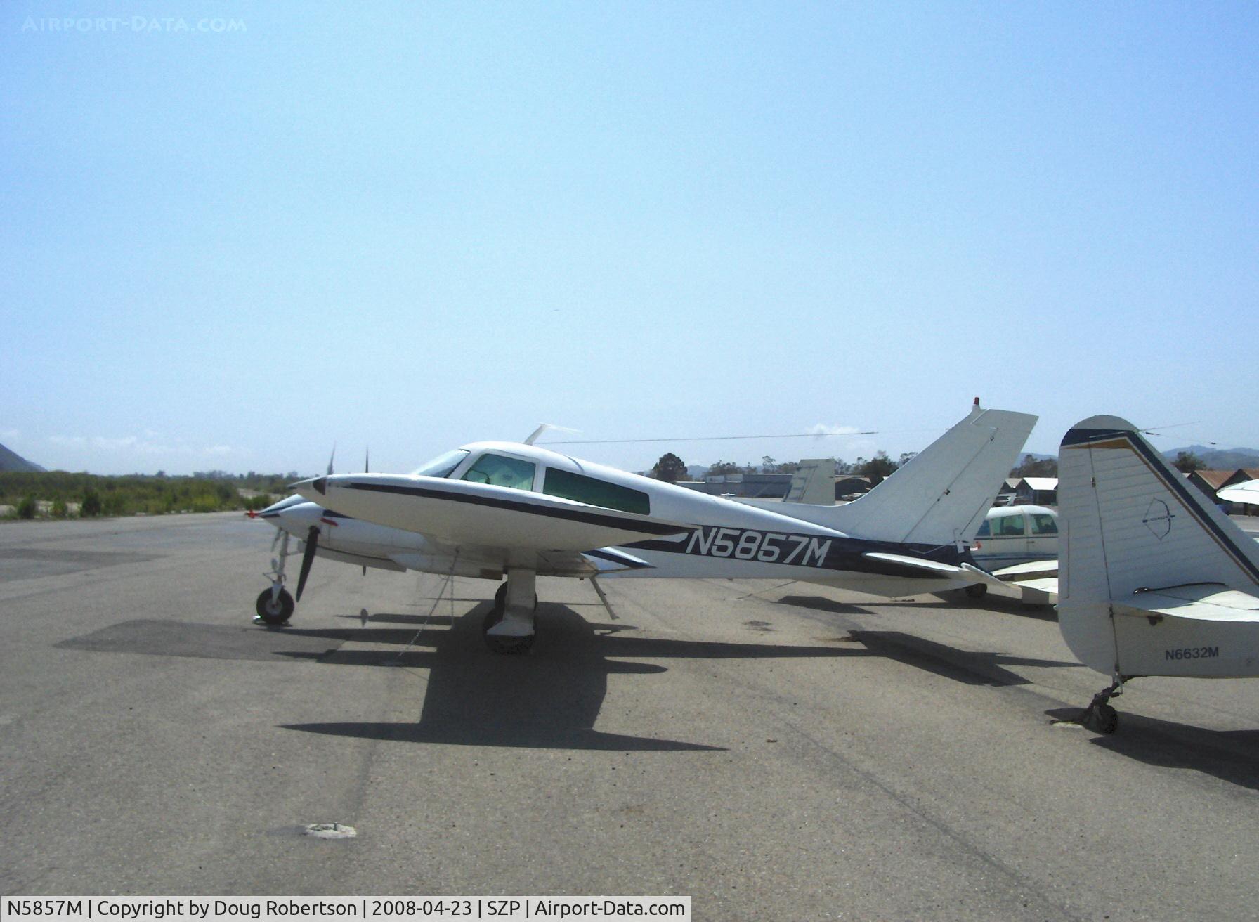 N5857M, 1969 Cessna 310P C/N 310P0157, 1969 Cessna 310P, two Continental IO-470-VO 260 Hp each