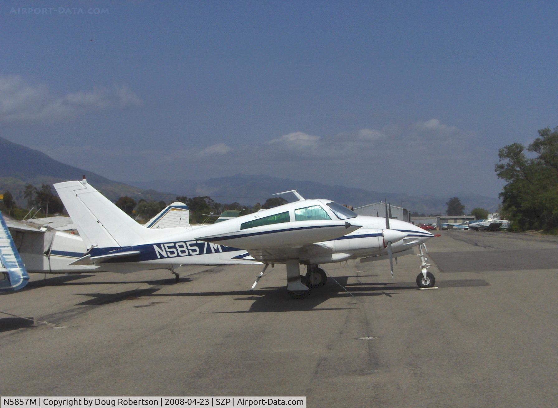 N5857M, 1969 Cessna 310P C/N 310P0157, 1969 Cessna 310P, two Continental IO-470-VO 260 Hp each