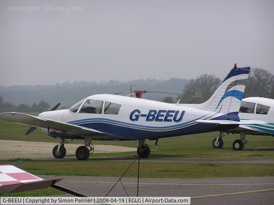 G-BEEU, 1973 Piper PA-28-140 Cherokee C/N 28-7325247, PA-28 based at Panshanger