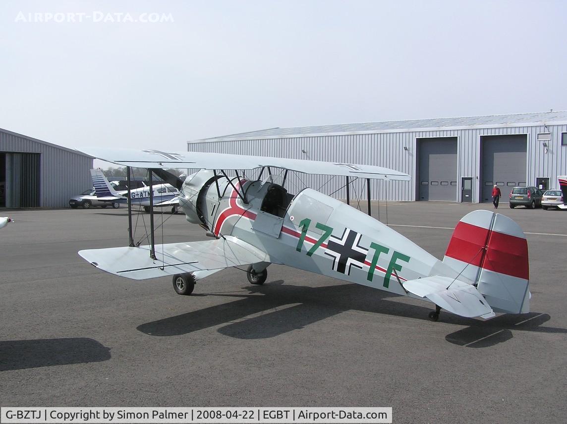 G-BZTJ, 1943 CASA 1-133 Jungmeister C/N 41, Spanish-built Jungmeister based at Turweston
