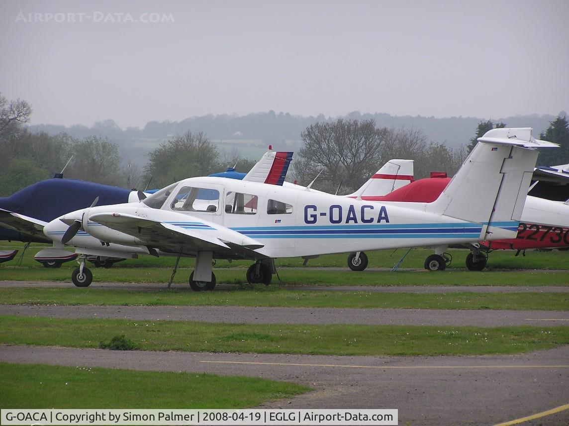 G-OACA, 1979 Piper PA-44-180 Seminole C/N 44-7995202, PA-44 Seminole at Panshanger