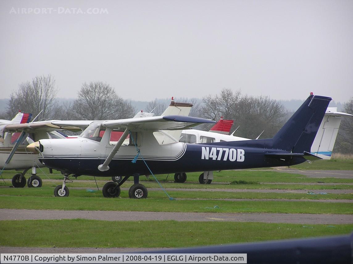 N4770B, 1979 Cessna 152 C/N 15283626, Cessna 152 based at Panshanger