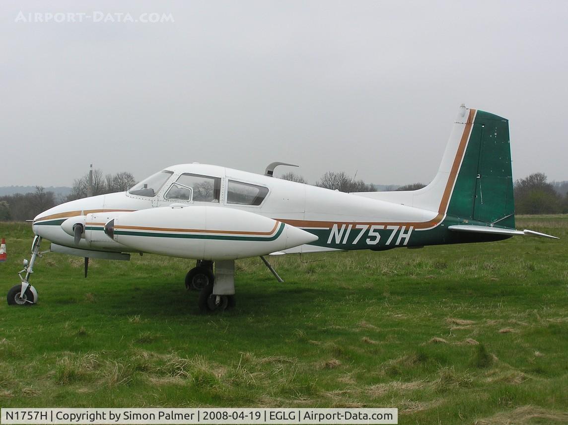 N1757H, 1959 Cessna 310C C/N 35857, Vintage Cessna 310 at Panshanger
