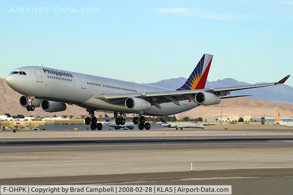 F-OHPK, Airbus A340-313 C/N 176, Philippine Airlines / Airbus Industrie A340-313