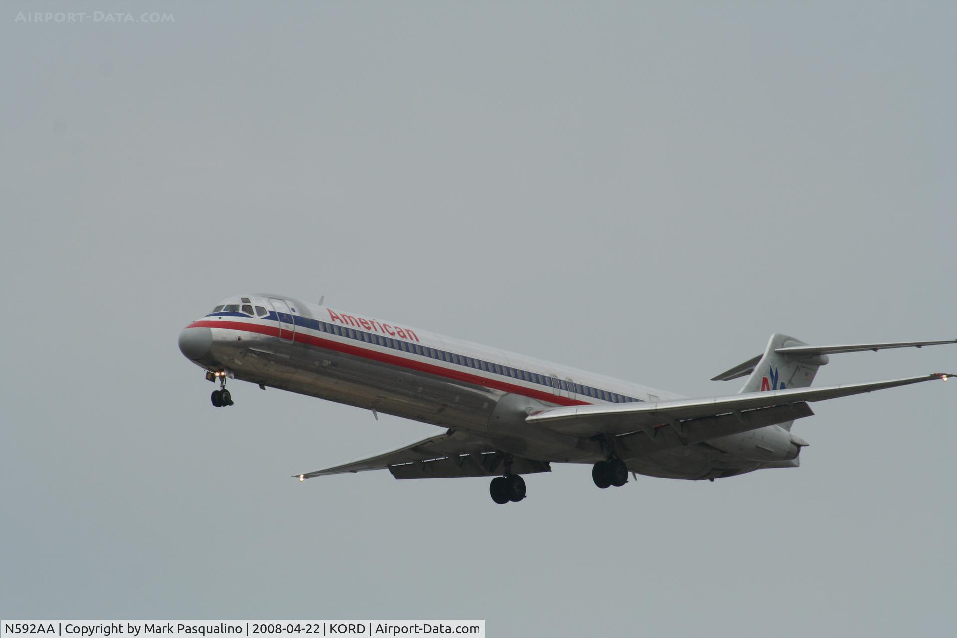 N592AA, 1991 McDonnell Douglas MD-83 (DC-9-83) C/N 53255, MD-83