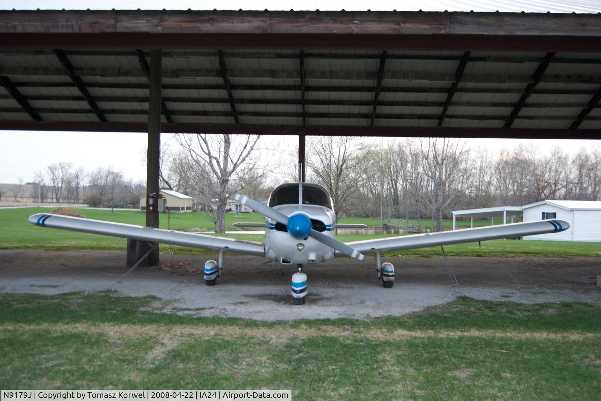 N9179J, 1966 Piper PA-28-180 C/N 28-3245, Parked at Green Castle Aero Club