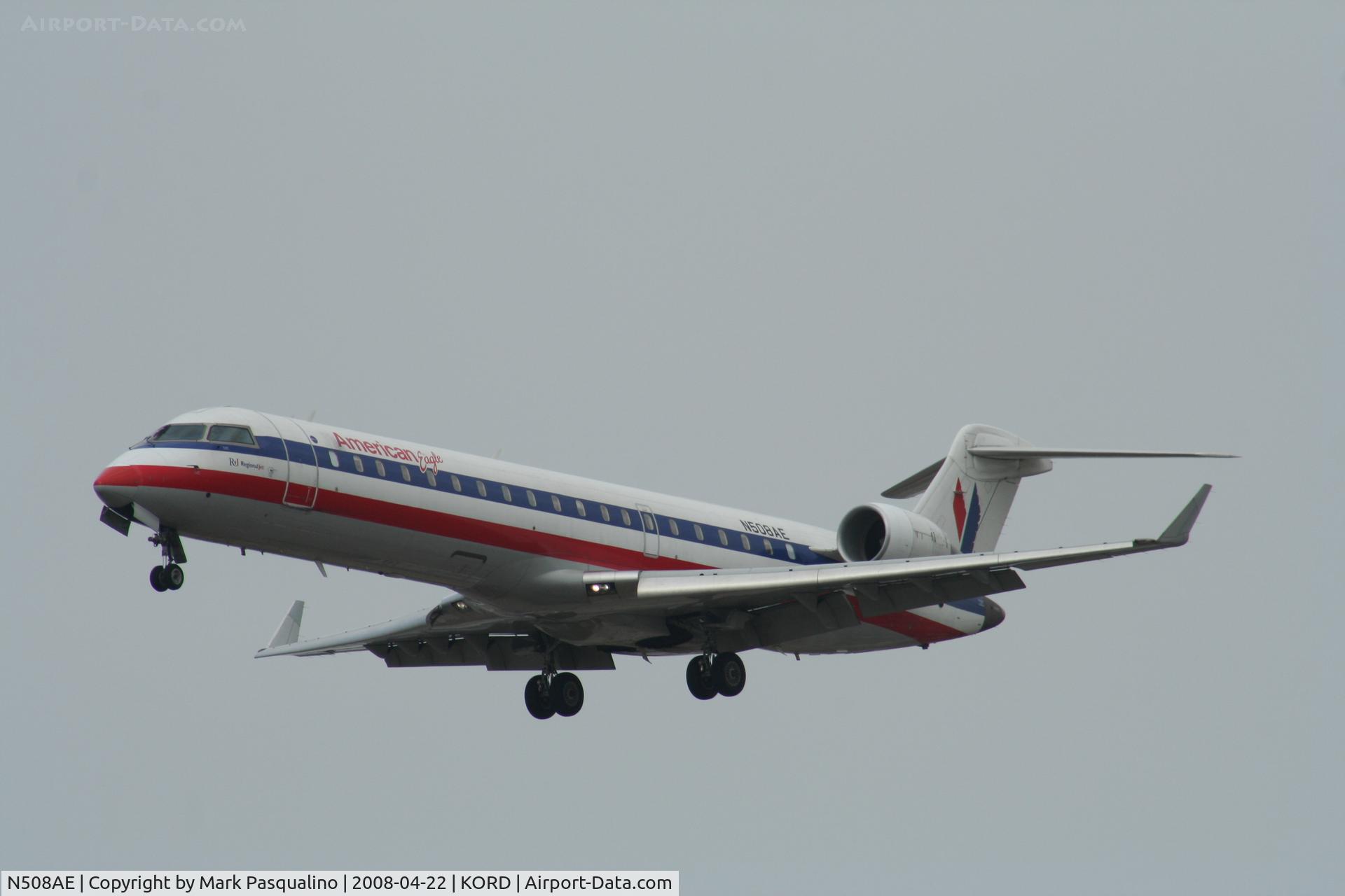 N508AE, 2002 Bombardier CRJ-701ER (CL-600-2C10) Regional Jet C/N 10072, CL-600-2C10