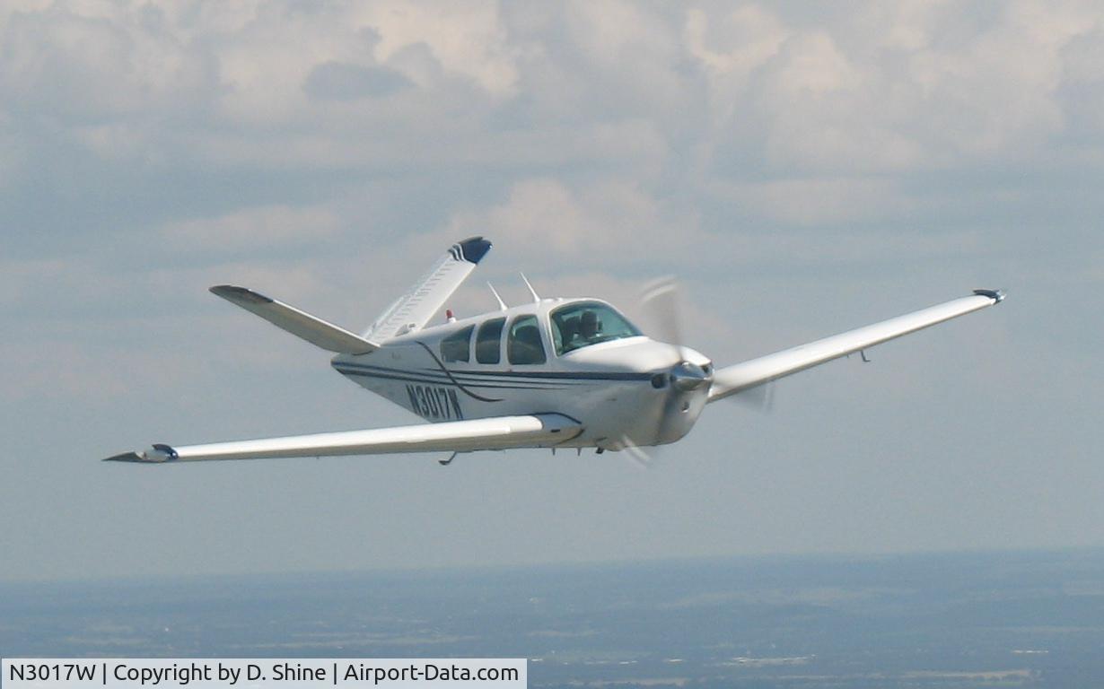 N3017W, 1973 Beech V35B Bonanza C/N D9520, .