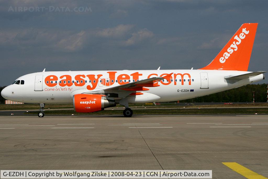 G-EZDH, 2008 Airbus A319-111 C/N 3466, visitor