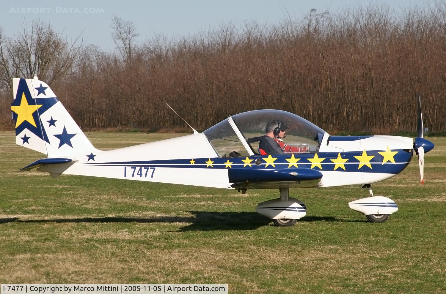 I-7477, Evektor-Aerotechnik EV-97 Eurostar C/N Not found I-7477, On Parona airstripe
