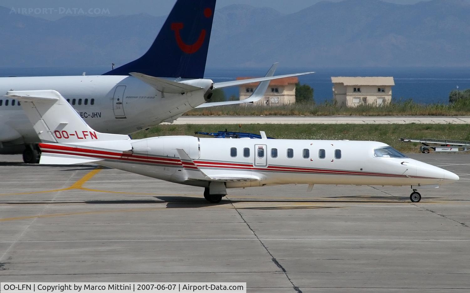 OO-LFN, Learjet 45 C/N 45-250, Operated by ABELAG AVN.