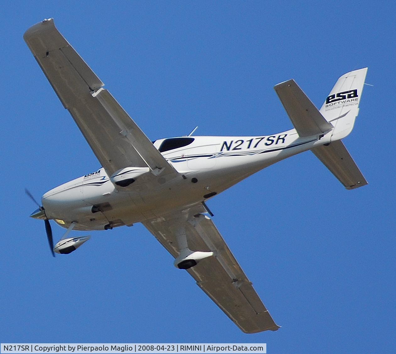 N217SR, 2006 Cirrus SR22 GTS Turbo C/N 2118, IT LOOKS NOW IT IS OWNED BY AN ITALIAN SOTWARE COMPANY