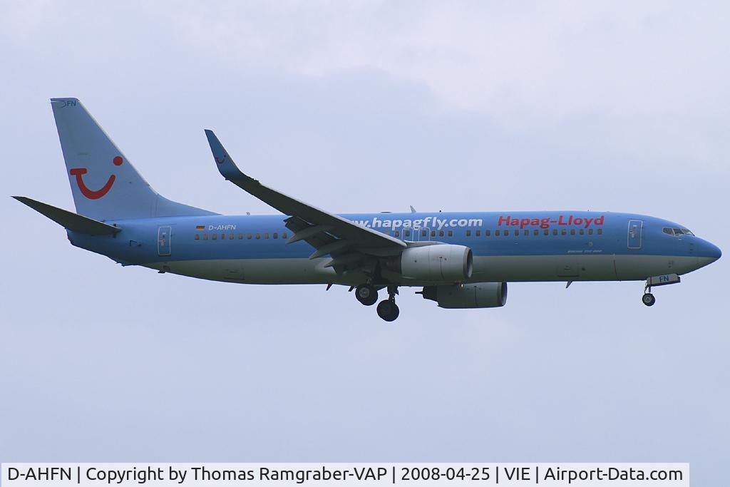 D-AHFN, 2000 Boeing 737-8K5 C/N 28228, Hapag Lloyd Boeing 737-800