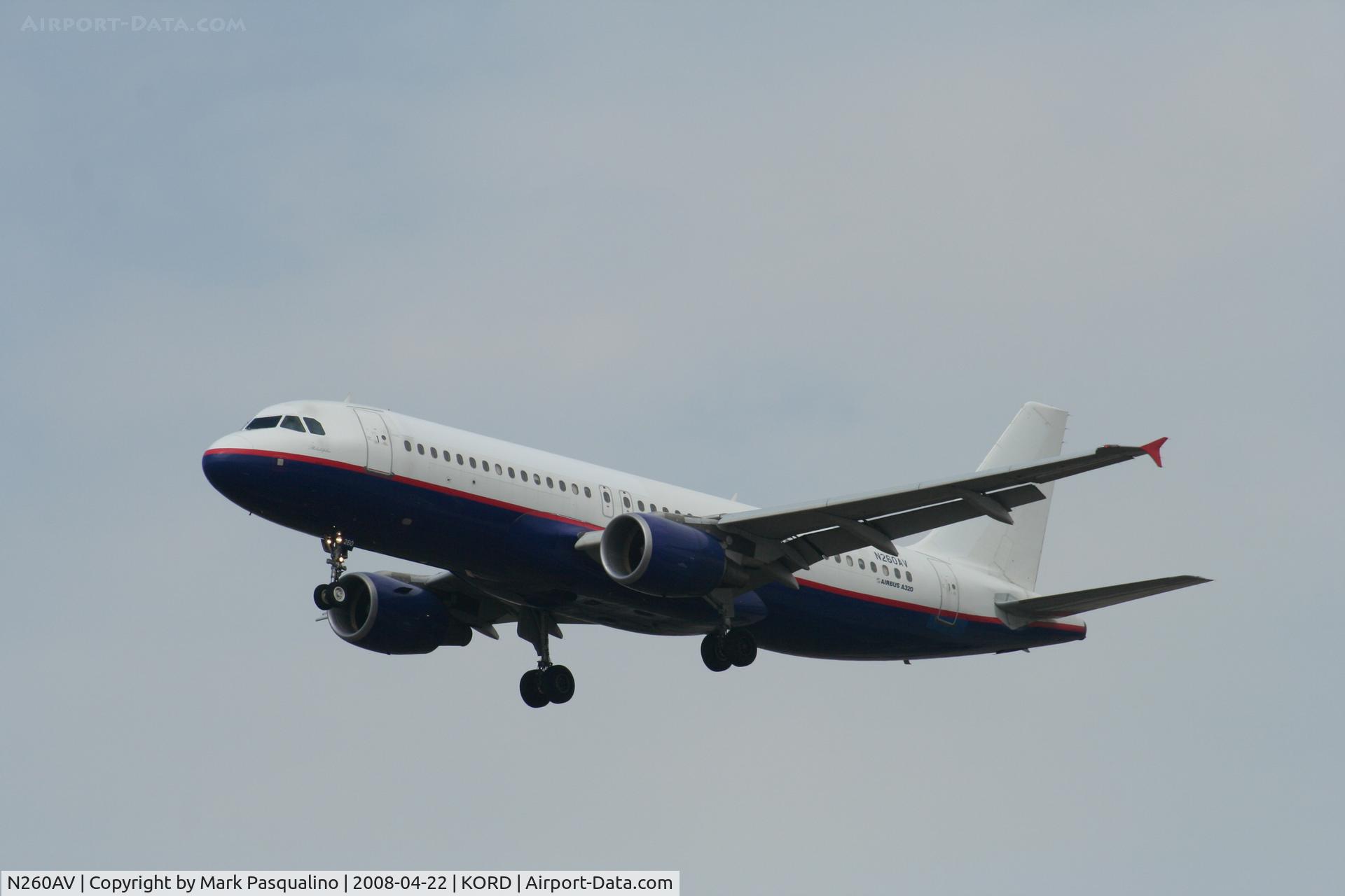N260AV, 2001 Airbus A320-214 C/N 1564, Airbus A320