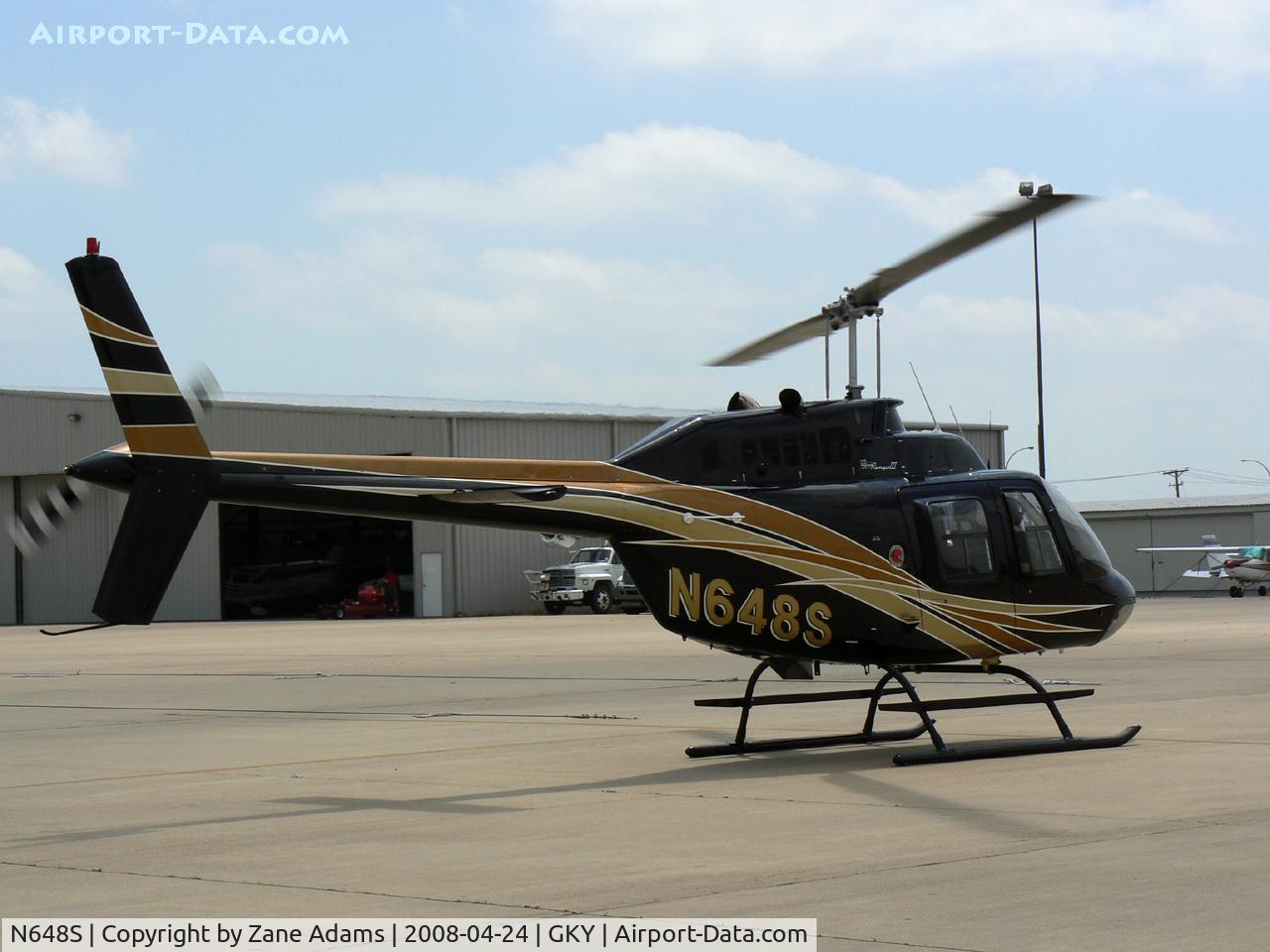 N648S, 1982 Bell 206B JetRanger C/N 3648, At Arlington