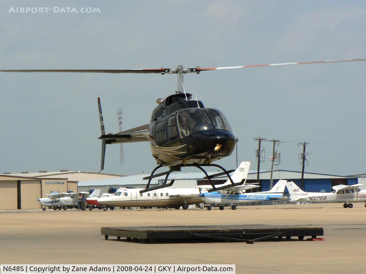 N648S, 1982 Bell 206B JetRanger C/N 3648, At Arlington