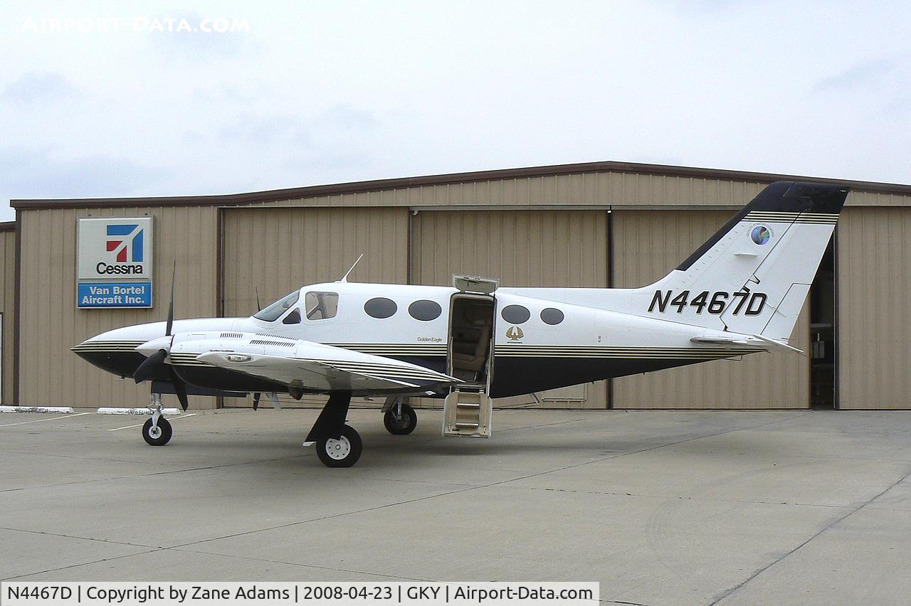 N4467D, Cessna 421C Golden Eagle C/N 421C0634, At Arlington Municipal - this aircraft was lost with 7 on board on a flight from Dallas to Florida in 2009
