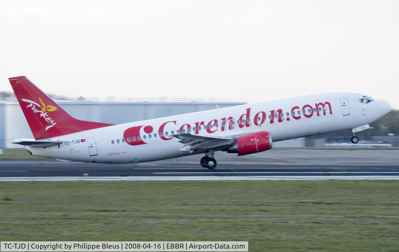 TC-TJD, 1994 Boeing 737-4Q8 C/N 25375/2598, Lift off for this Turkish guest (hidden under a British name) on rwy 07R.