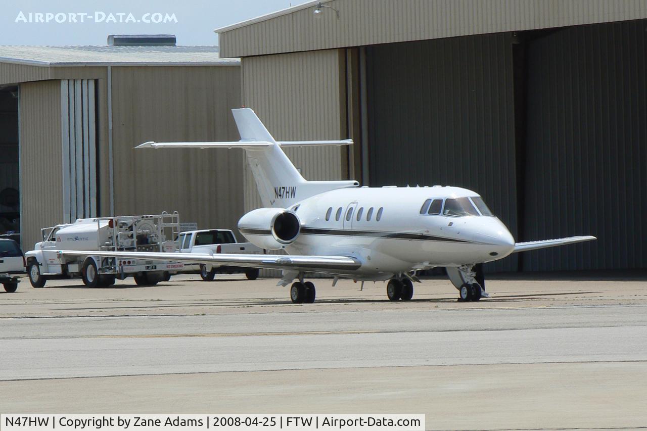 N47HW, 1985 British Aerospace BAe.125 Series 800A C/N 258023, At Meacham Field - Ft. Worth