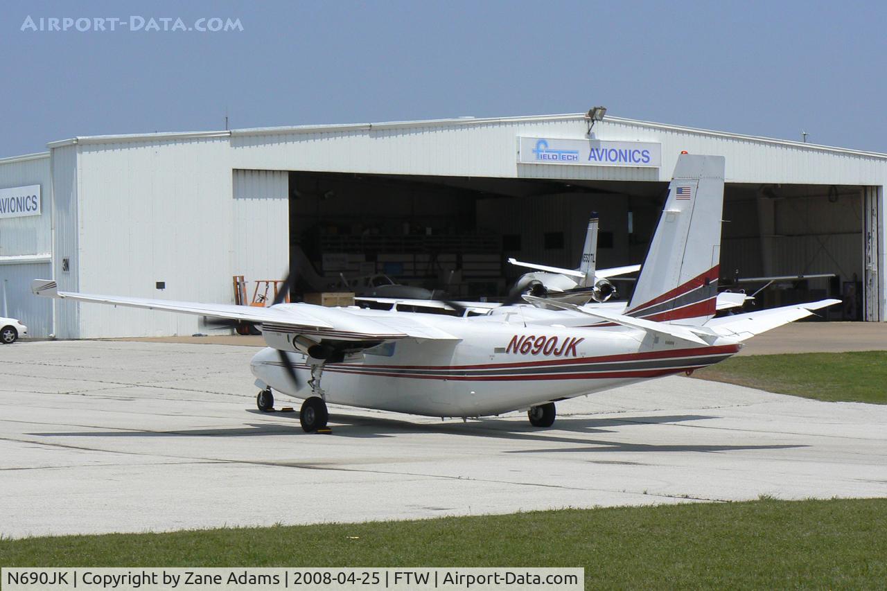 N690JK, 1978 Rockwell International 690B C/N 11480, At Meacham Field - Ft. Worth