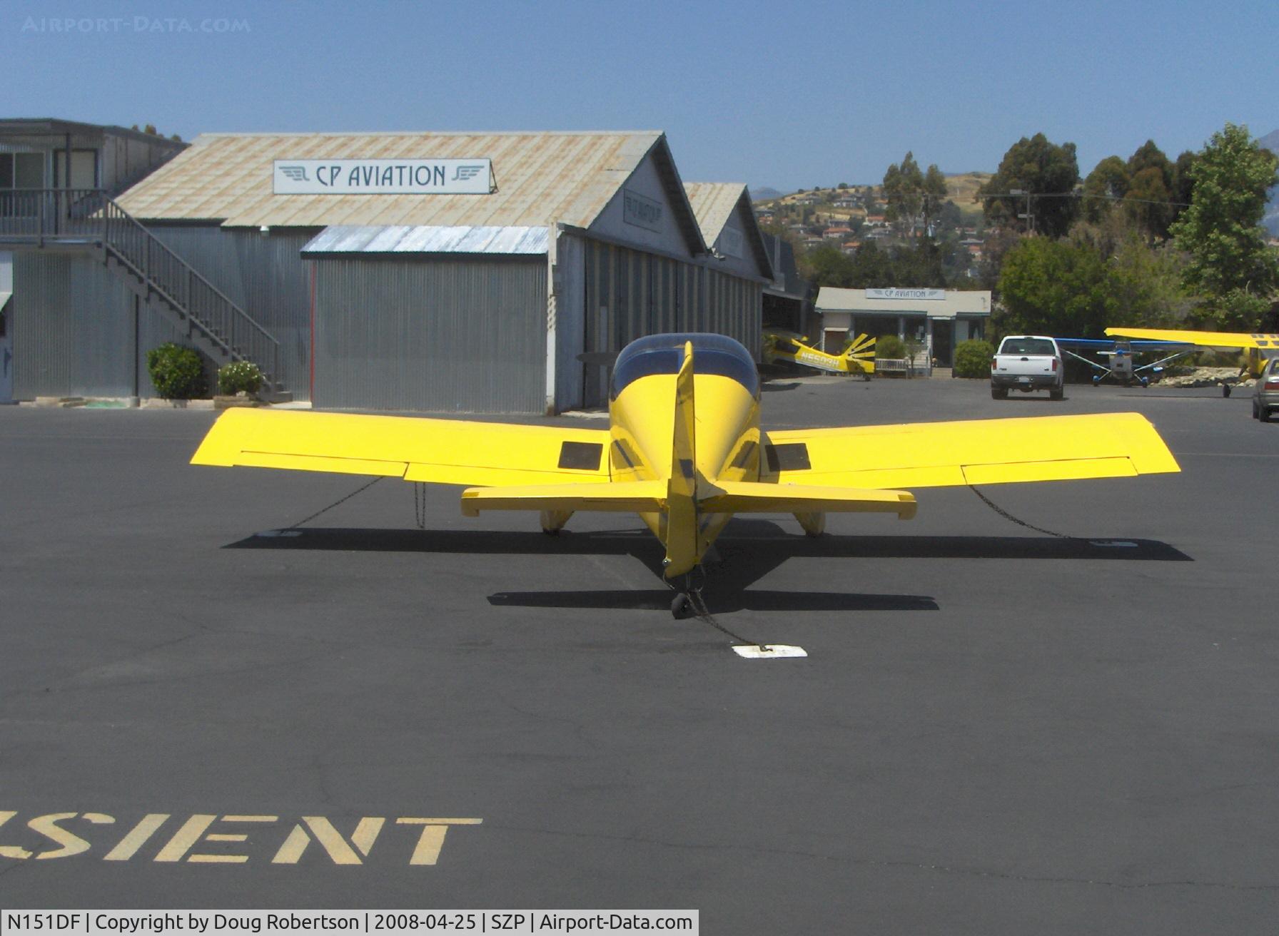 N151DF, 1992 Vans RV-6 C/N 20917, 1992 Wilson VAN's RV-6, Lycoming O-320