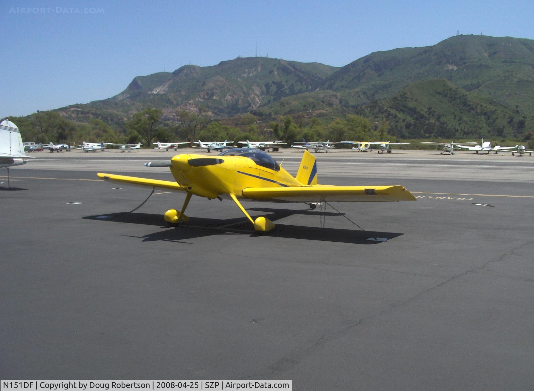 N151DF, 1992 Vans RV-6 C/N 20917, 1992 Wilson VAN's RV-6, Lycoming O-320