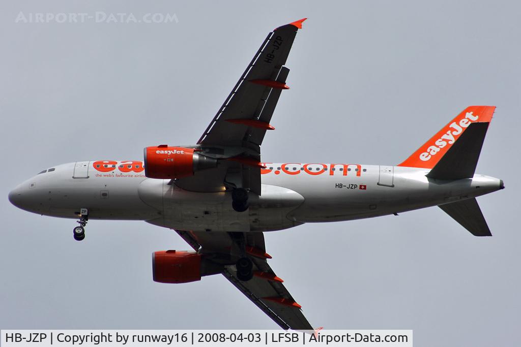 HB-JZP, 2005 Airbus A319-111 C/N 2427, Top Swiss inbound from Porto