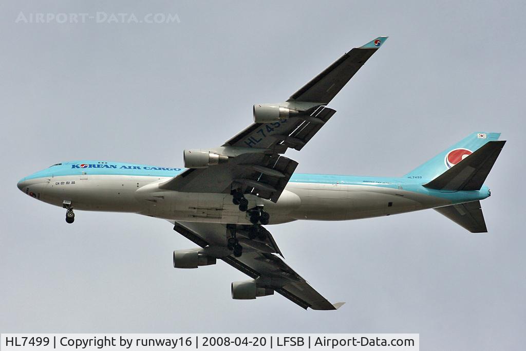HL7499, 2004 Boeing 747-4B5F/SCD C/N 33517, Korean Air Cargo inbound from INCHEON