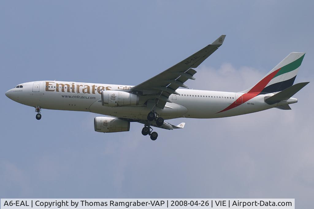 A6-EAL, 2002 Airbus A330-243 C/N 462, Emirates Airbus A330-200
