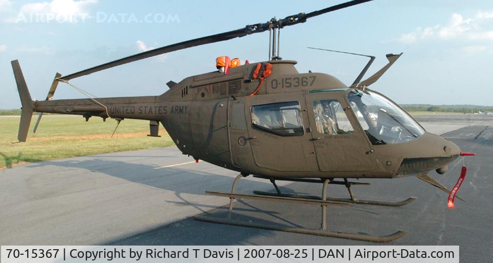 70-15367, Bell OH-58A Kiowa C/N 40918, H-58 in Danville Va.