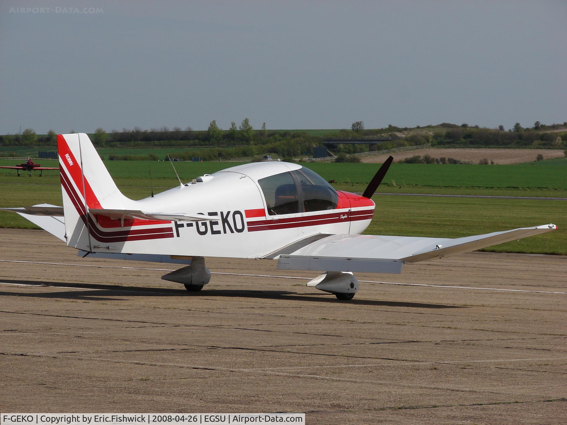 F-GEKO, Robin DR-400-120 Dauphin C/N 1740, 2. F-GEKO at Duxford