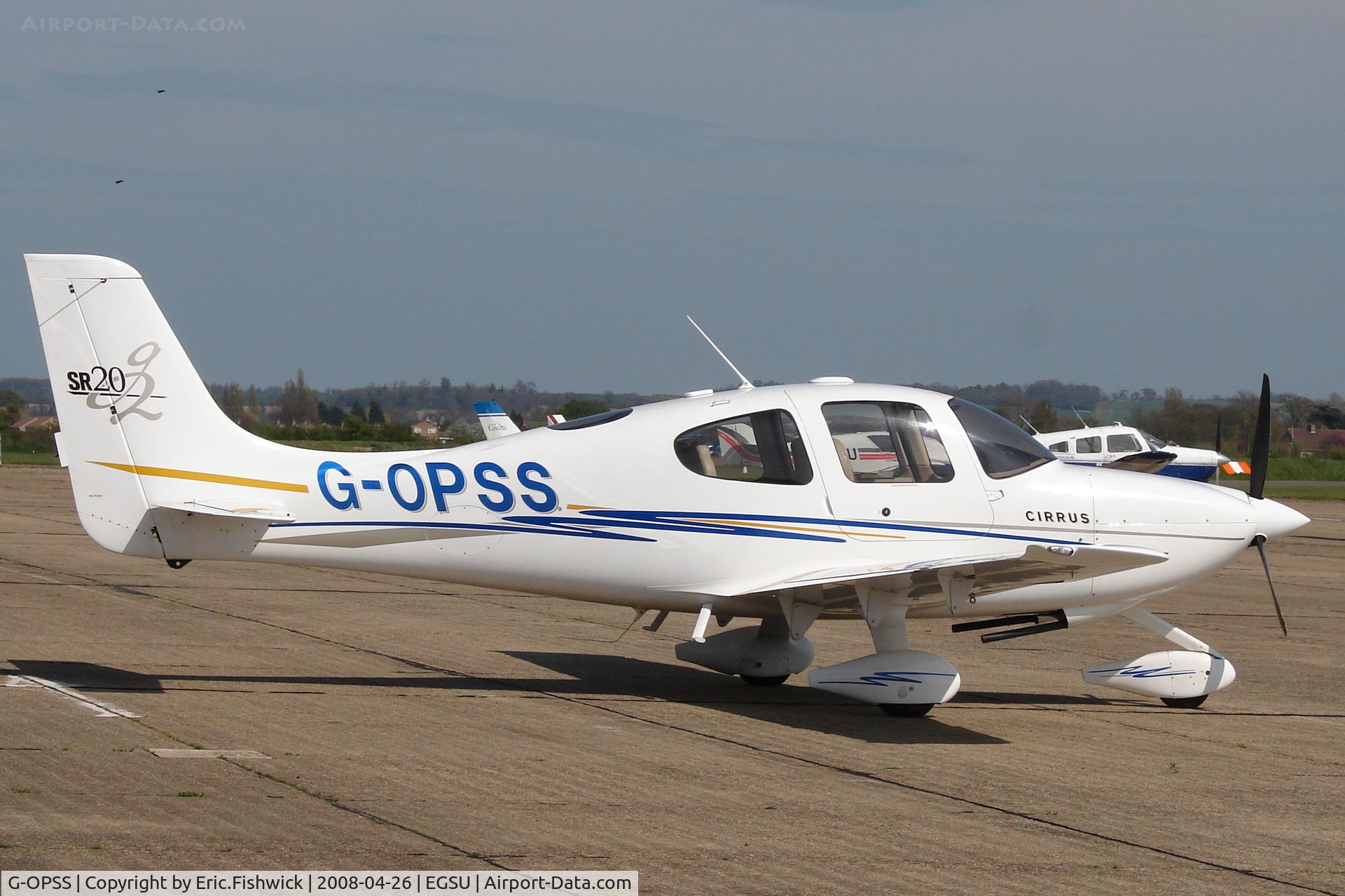 G-OPSS, 2004 Cirrus SR20 G2 C/N 1458, 2. G-OPSS at Duxford