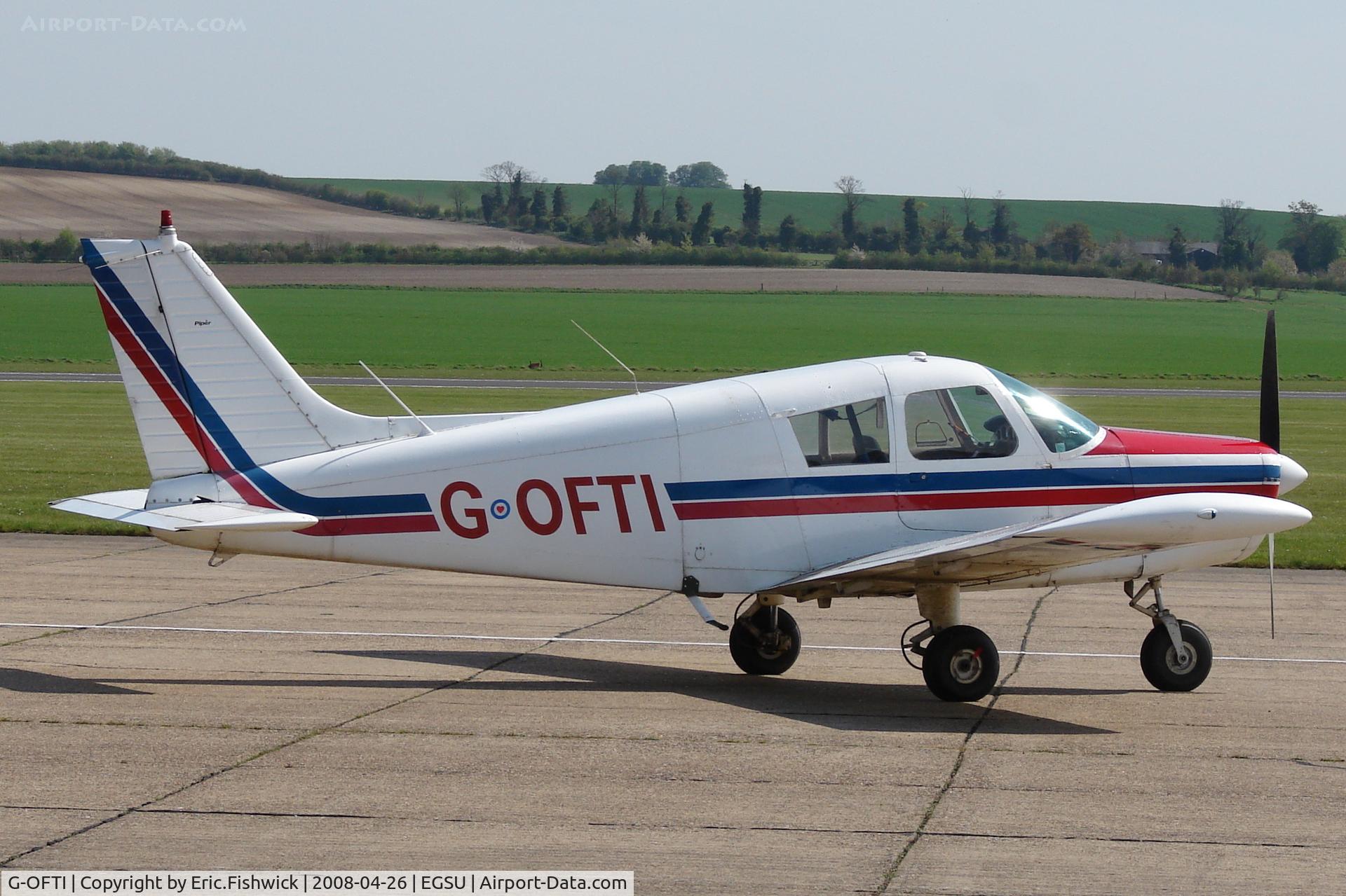 G-OFTI, 1972 Piper PA-28-140 Cherokee C/N 28-7325201, 2. G-OFTI at Duxford
