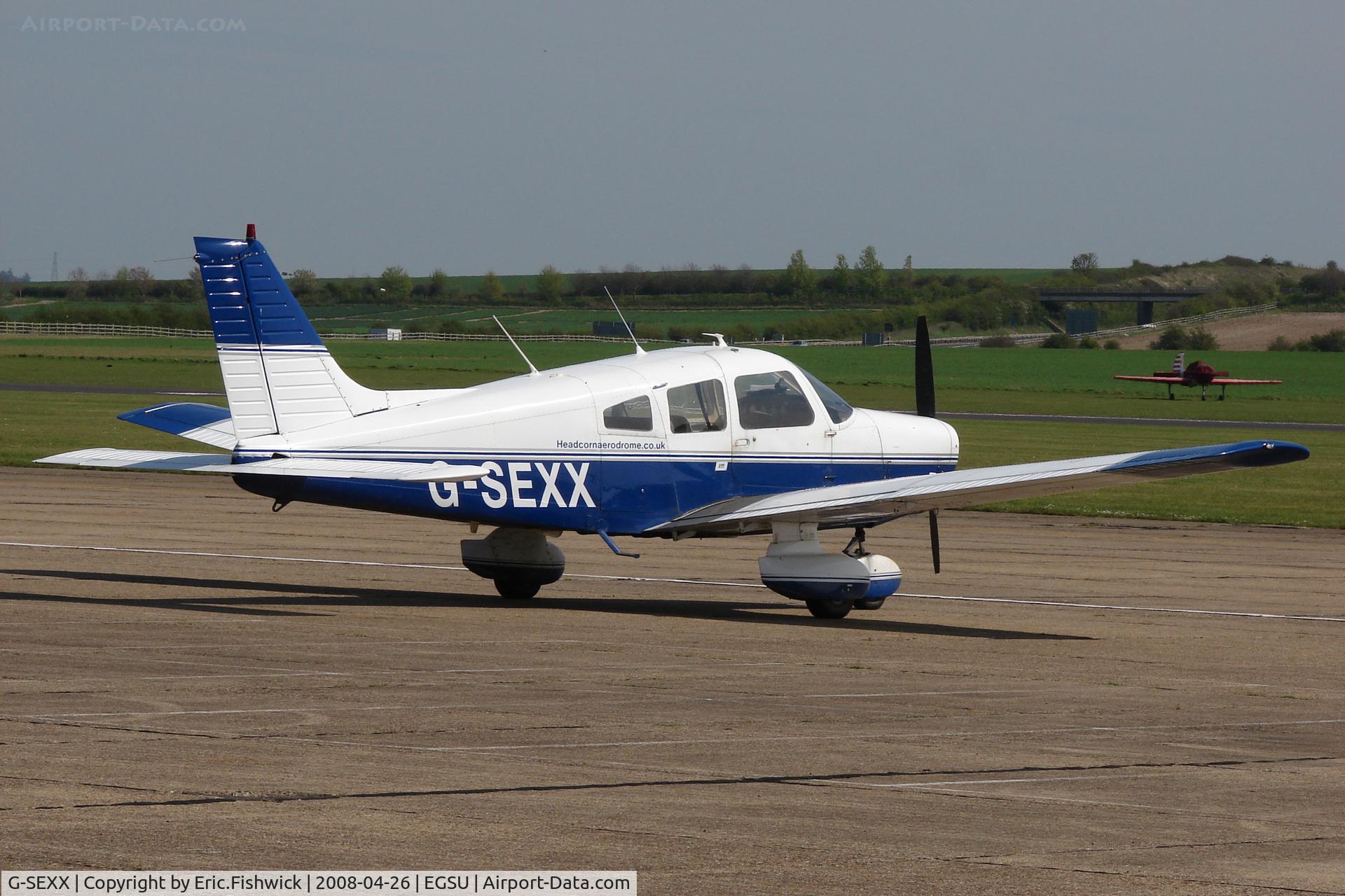 G-SEXX, 1978 Piper PA-28-161 Cherokee Warrior II C/N 28-7816196, 2. G-SEXX at Duxford