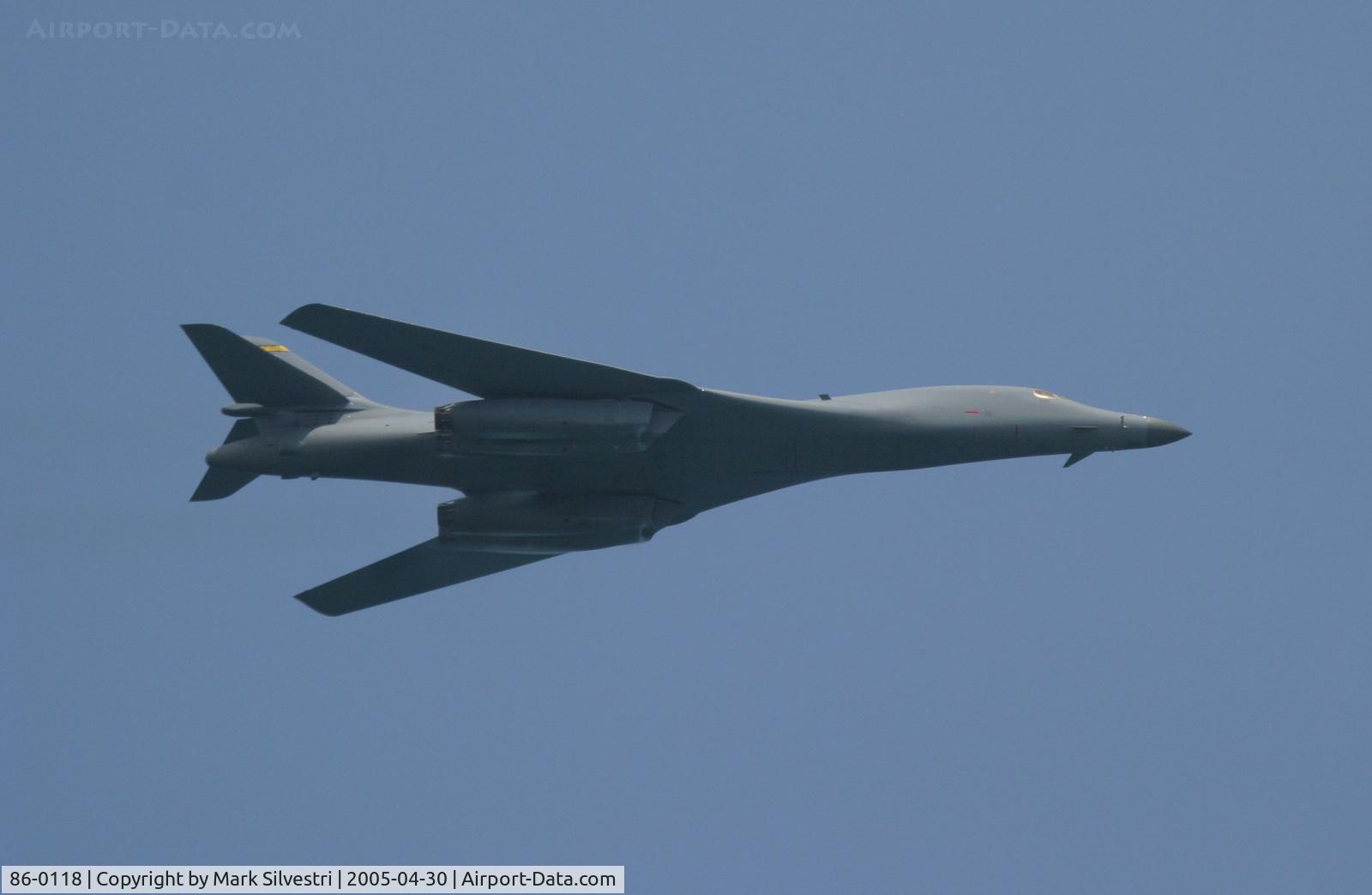 86-0118, Rockwell B-1B Lancer C/N 78, Ft Lauderdale 2005