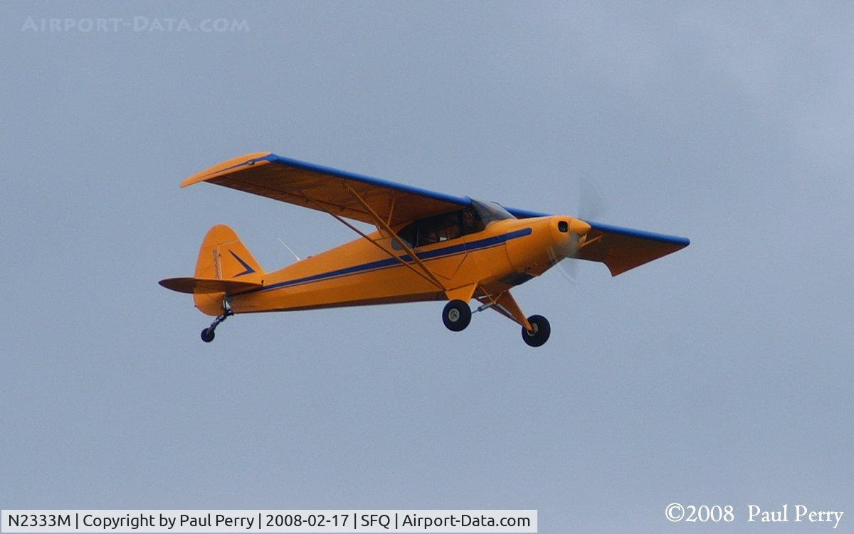 N2333M, 1946 Piper PA-12 Super Cruiser C/N 12-1394, Gracefully lifting off