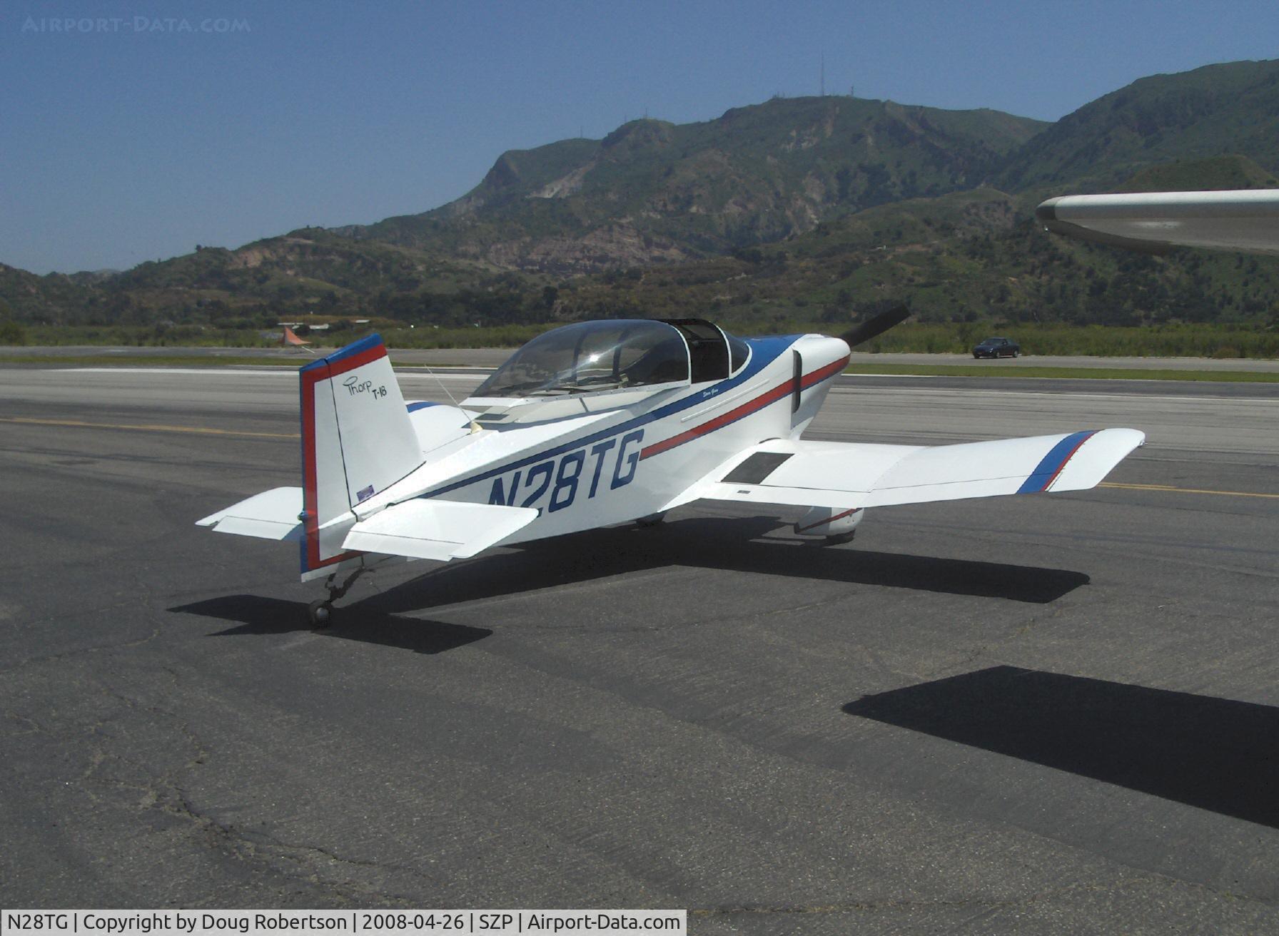 N28TG, 1992 Thorp T-18 Tiger C/N 281, 1992 Ginn THORP T-18 TIGER, Lycoming O-320