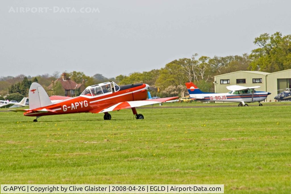 G-APYG, 1950 De Havilland DHC-1 Chipmunk T.10 C/N C1/0060, Ex: WB619 - OH-HCB