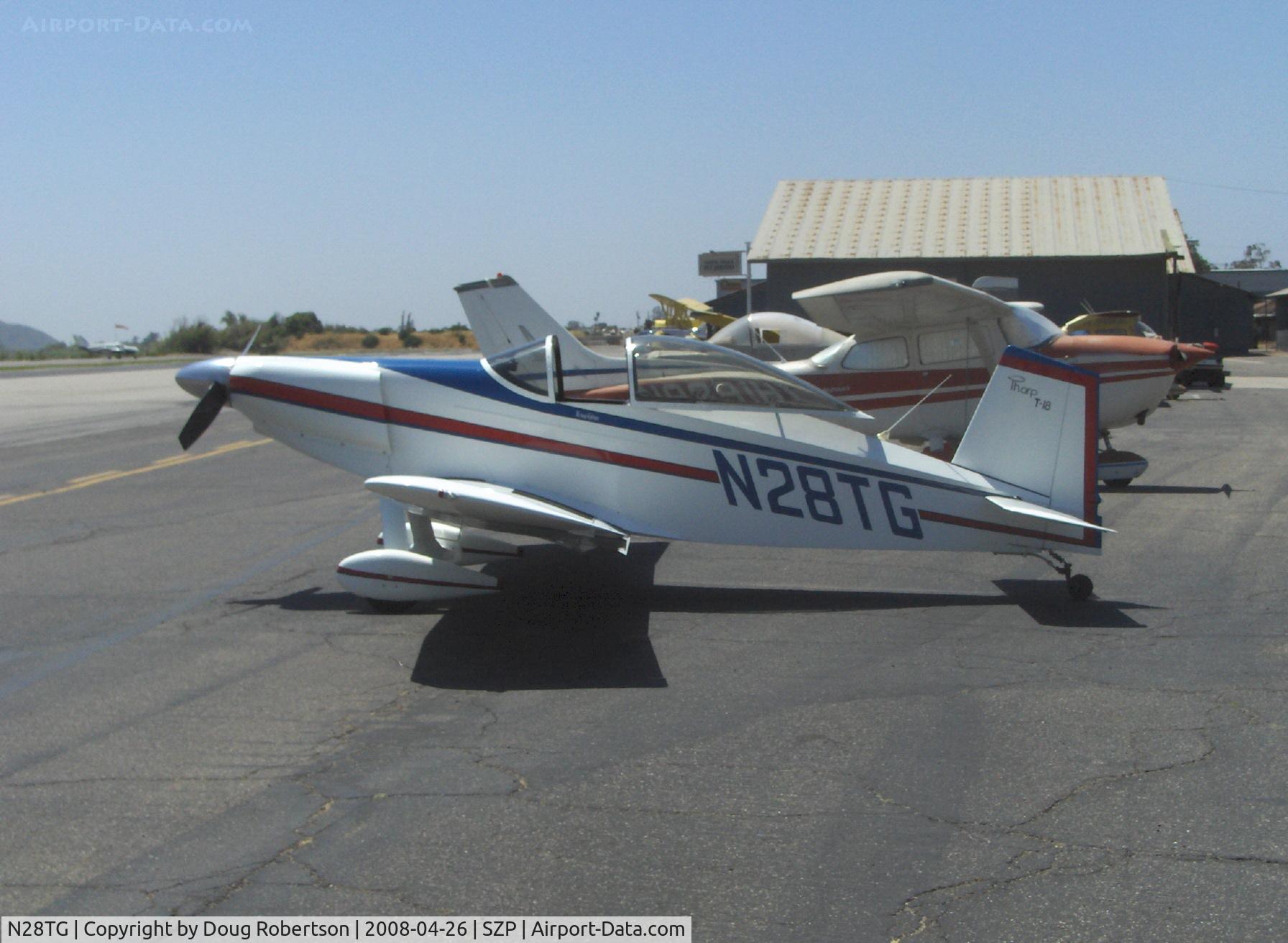 N28TG, 1992 Thorp T-18 Tiger C/N 281, 1992 Ginn THORP T-18 TIGER, Lycoming O-320