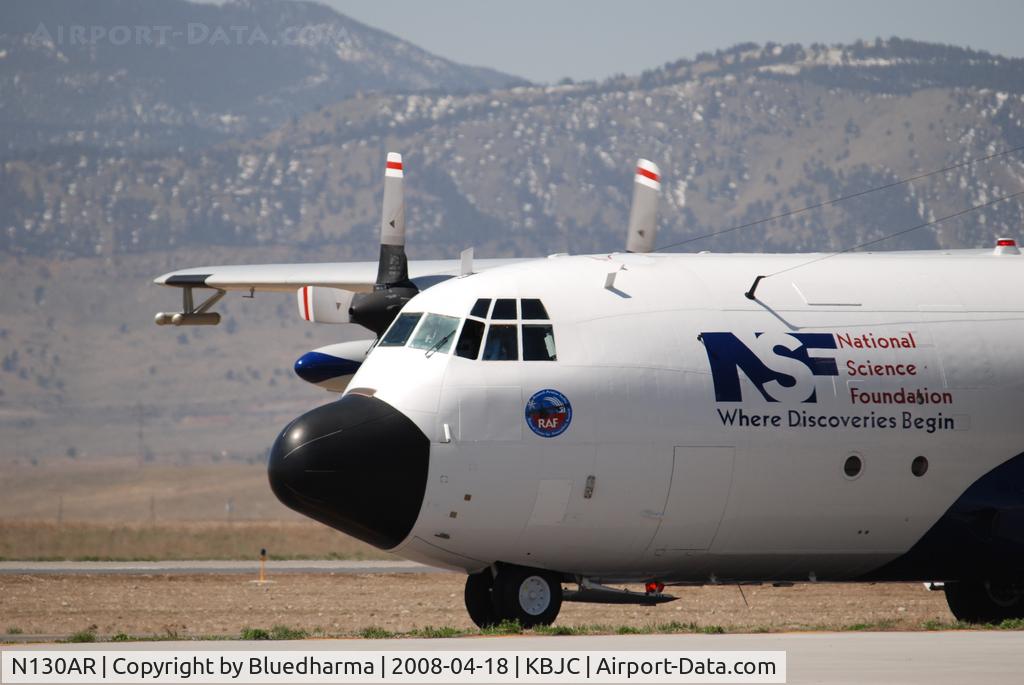 N130AR, 1984 Lockheed EC-130Q Hercules C/N 382-4984, National Center for Atmospheric Research Taxi around the airport.