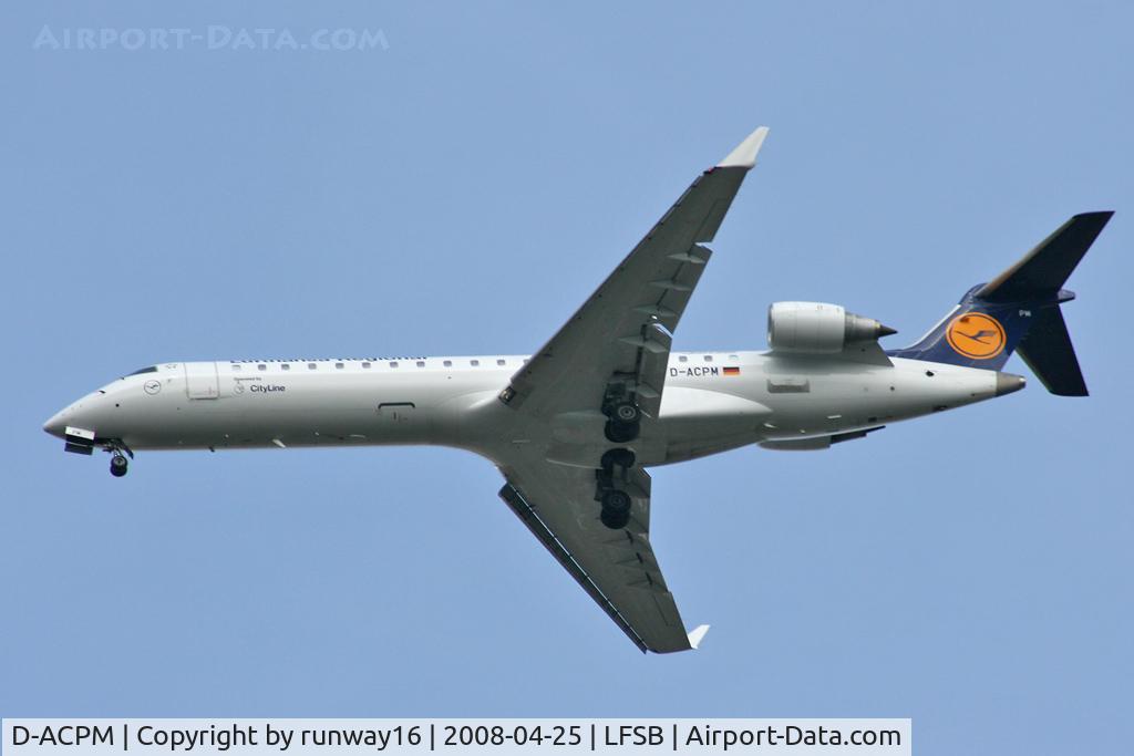 D-ACPM, 2003 Bombardier CRJ-701ER (CL-600-2C10) Regional Jet C/N 10080, Lufthansa inbound from FRA