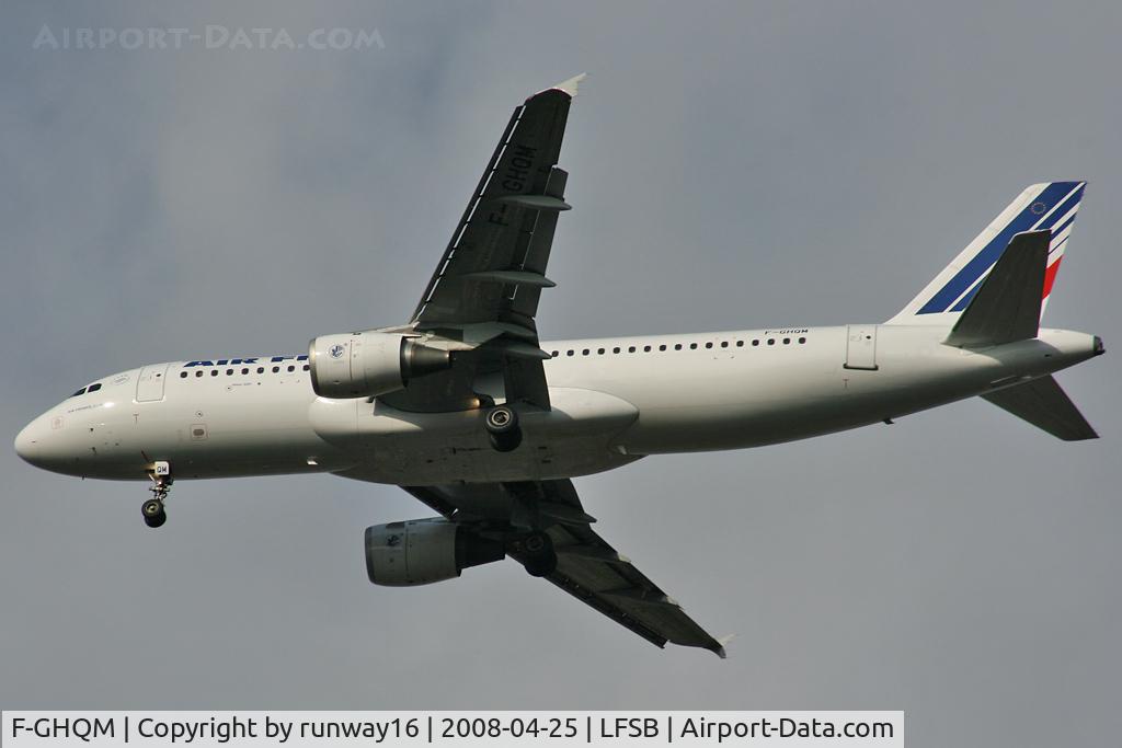 F-GHQM, 1991 Airbus A320-211 C/N 237, Air France inbound from Paris ORY