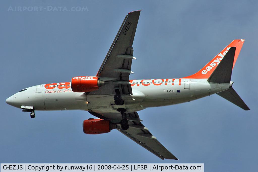 G-EZJS, 2002 Boeing 737-73V C/N 32414, EasyJet inbound from London-Luton